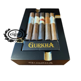 GURKHA ASHTRAY WITH COASTERS & 5 CIGARS SAMPLER (12,15,18 & 21 YEARS AGED)