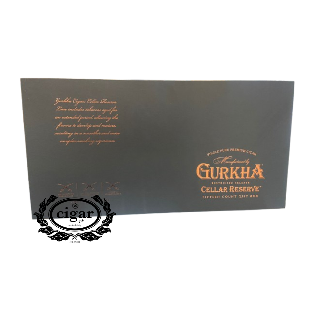 GURKHA CELLAR RESERVE 15 CIGARS GIFT SAMPLER (15,18 & 21 YEARS AGED)