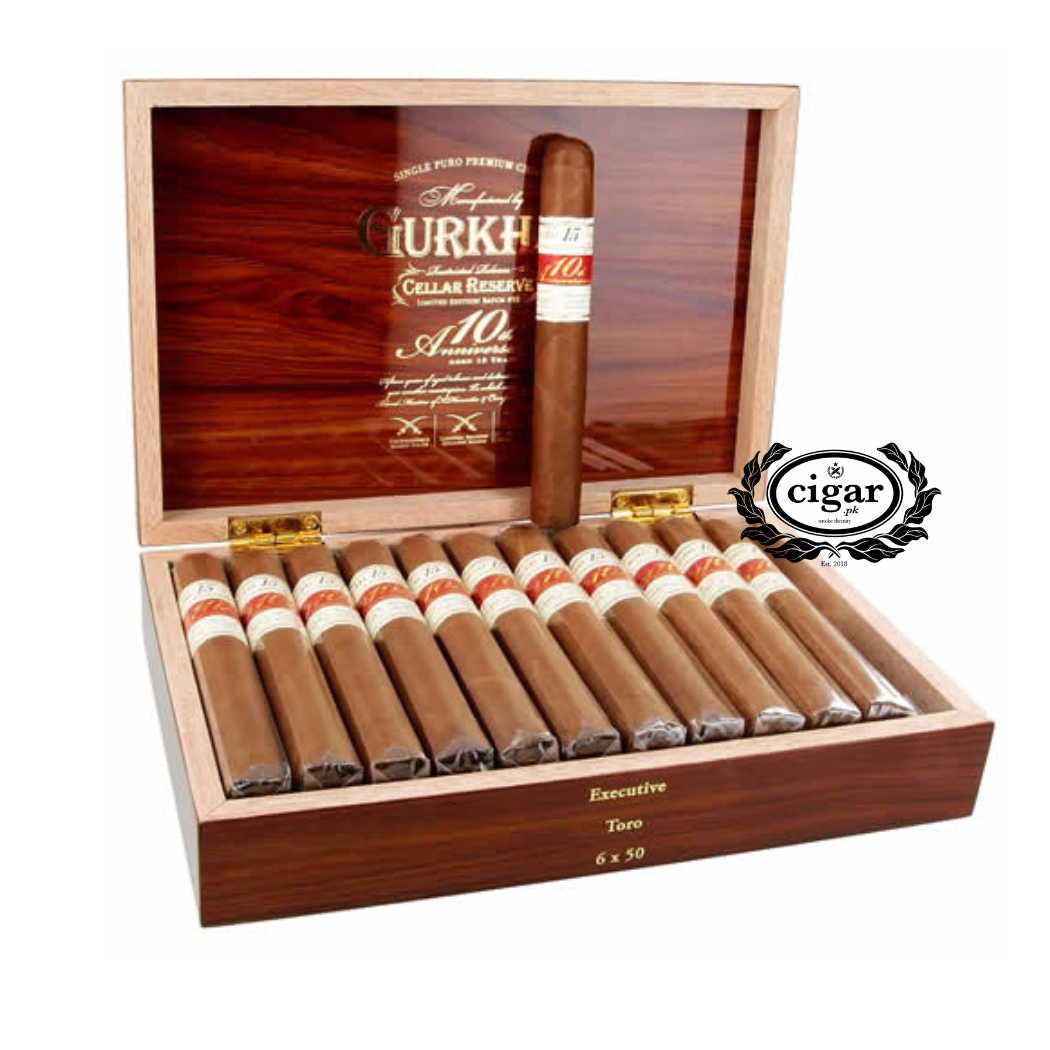 GURKHA CELLAR RESERVE 10 YEAR ANNIVERSARY EXECUTIVE TORO 24 B0X