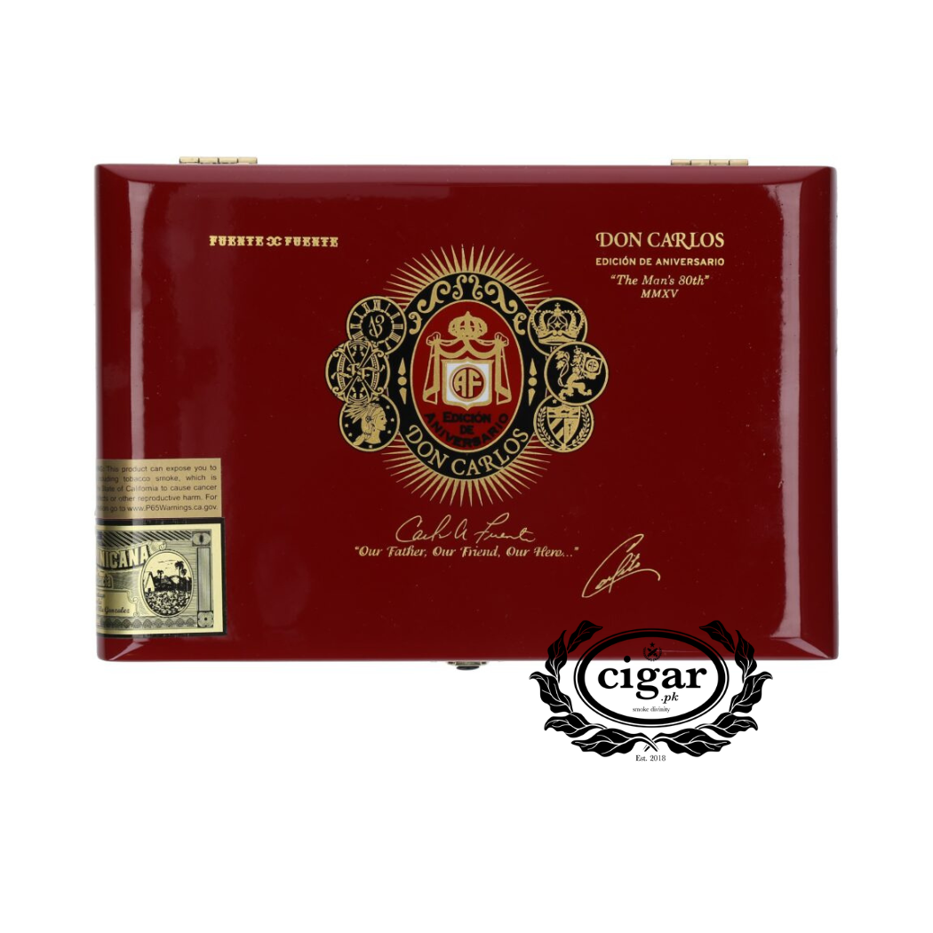 A.FUENTE DON CARLOS THE MAN'S 80TH EYE OF THE SHARK 20 CIGARS