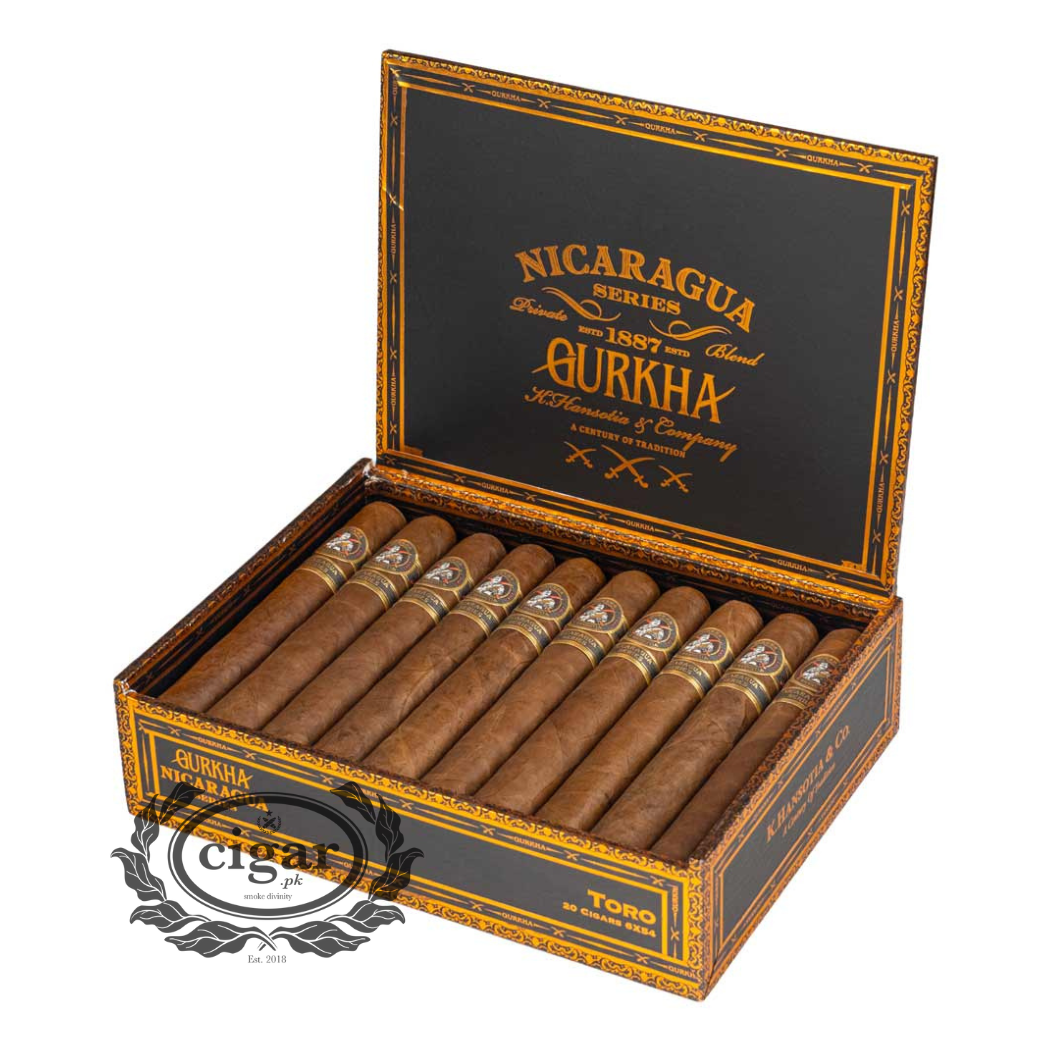 GURKHA NICAGUARA SERIES TORO 20 CIGARS
