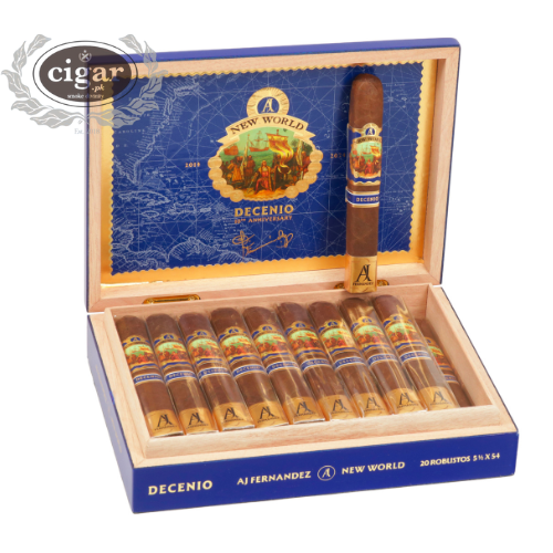 AJF New World Decenio Natural Robusto 20 Cigars