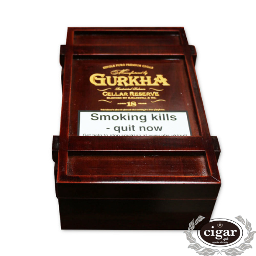 GURKHA CELLAR RESERVE 18 YEAR SOLARA DOUBLE ROBUSTO 20 CIGARS BOX