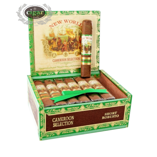 AJF New World Cameroon Natural Short Robusto 20 Cigars