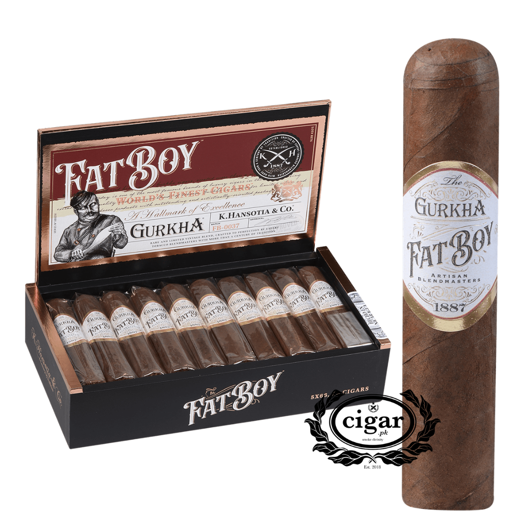 GURKHA FAT BOY HABANO 1887 GORDITO 5X66 20 CIGARS BOX