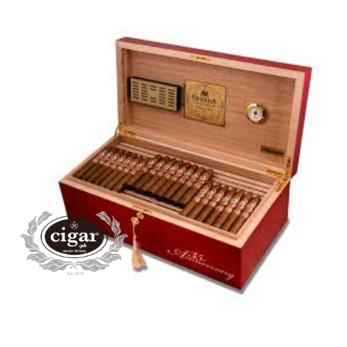 GURKHA 35TH ANNIVERSARY LIMITED EDITION HUMIDOR 75 CIGARS (3 SHAPES)