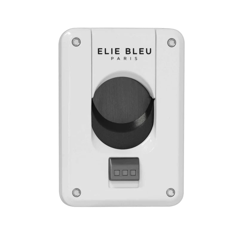 Elie blue CIGAR CUTTER - DOUBLE BLADE - LACQUERED - BLACK BLADES