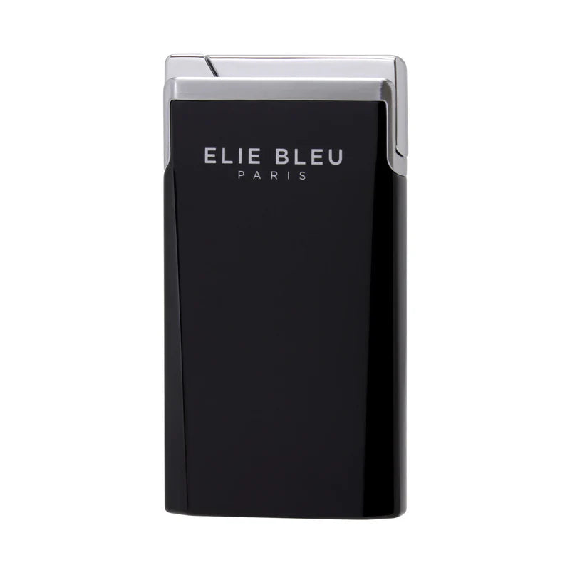 Elie blue "J15" - LACQUER POCKET LIGHTER - Gloss black Lacquer