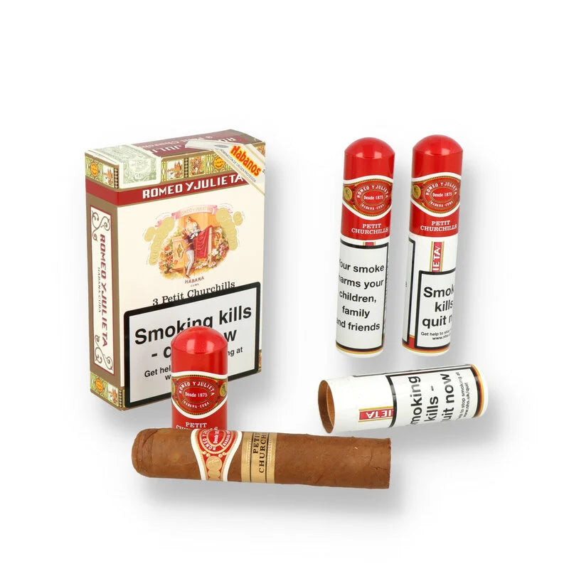 ROMEO Y JULIETA PETIT CHURCHILLS AT 15 CIGARS