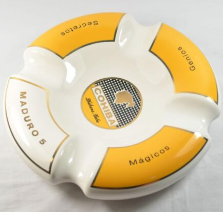 Cohiba Four Cigar Ashtray White Maduro