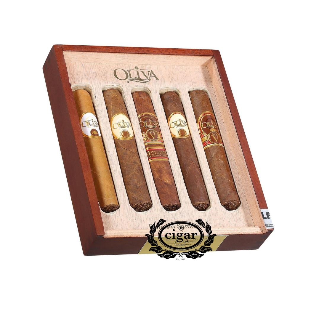 OLIVA INTERNATIONAL CONNECTICUT RESERVA ROBUSTO VARIETY 5 CIGARS