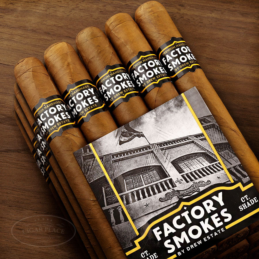 FACTORY SMOKES SHADE CHURCHILL 25 CIGARS